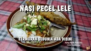 Nasi Pecel + lele 5000 saja, lokasinya di pedesaan Ponorogo