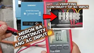 HOW TO VERIFY ZAMDON TOROIDAL SOLAR INVERTER AC INPUT CONTINUITY | SONSONTECH