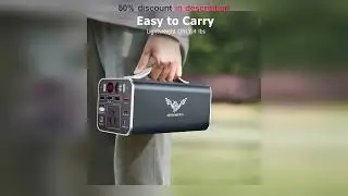 #150Wh Portable Power Station, 42000mAh Laptop Power Bank With 150W AC Outlet, Dual Way 65W PD/US