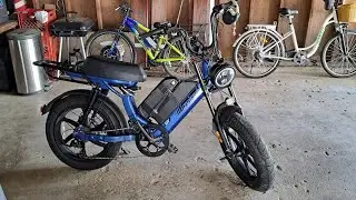 Part 1 of adding the 2nd Battery to the Juiced Scorpion X. #juiced #ebike