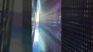 Transparent holographic LED display screen for glass wall, windows and doors #transparentledfilm