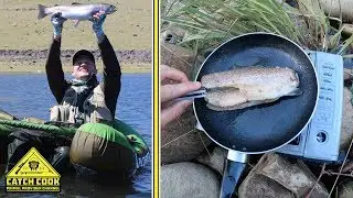 Flyfishing for Trout [CATCH COOK] Thrift, Eastern Cape, South Africa
