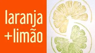 Vídeo Relaxante - Pintura de Frutas em Aquarela - Sem Inteligência Artificial