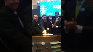 Carlos Gustavo Straube in action at Bovespa Stock Exchange