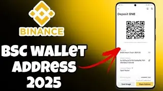 How to Find & Copy Binance Smart Chain (BSC) Wallet Address with QR Code | Binance Guide 2025