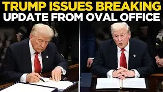 Donald Trump Speech LIVE | Trump Delivers Important Update From Oval Office you Must Hear | US News
