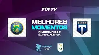 MELHORES MOMENTOS | CEARENSE SUPERBET 2026 | QUADRAGULAR DA PERMAN&Ecirc;NCIA | QUIXAD&Aacute; 0x1 TIROL