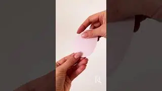 Embossing my handmade paper decorations.