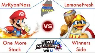 Sm4sh Singles - MrRyanNess (Mario) vs. LemoneFresh (Dedede) - NCS: One More Stock