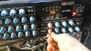 JOSON AV-733UB putok putok or distortion ba issue (full video)