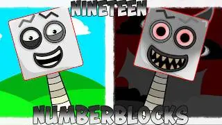 1️⃣9️⃣ Sprunki OC NINETEEN (FROM NUMBERBLOCKS) phase 1-2 X #emoji 😳