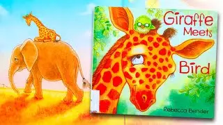 Giraffe  Meets Bird 🦒 Read aloud books for kindergarten @aurelianakidsstories