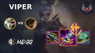 MID.GG: [ Viper ] Riven TOP vs Malphite | NA GRANDMASTER | LOL Season 2025