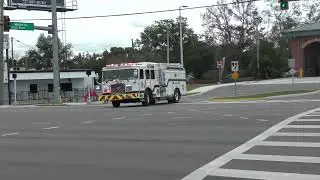 Pasco County Fire Engine 3 Responding