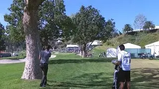 Dustin Johnson sticks it on No. 2 at Northern Trust