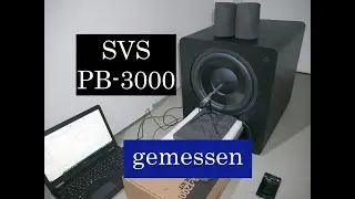 SVS PB-3000 Subwoofer gemessen mit REW und Umik 1