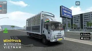 FULLY LOADED 🚚💪: Transporting 21.6 TON Cement Cargo! Mini Truck Simulator Vietnam