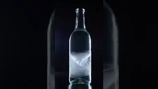 Cloud Dragon in Bottle 🌪️ Water Vortex Magic #Shorts