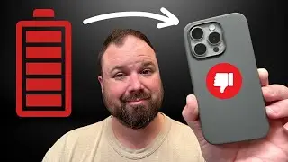iPhone 15 Pro Battery Life Sucks!
