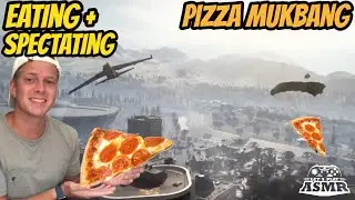 ASMR Gaming: COD Warzone | Relaxing Eating & Squad Spectating! - Pizza Mukbang & Whispering