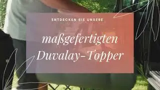 Duvalay ma&szlig;gefertigte Topper f&uuml;r perfekten Schlafkomfort in Wohnwagen Camper und Boot