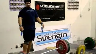 Spencer Moorman new PR powersnatch of 131kg