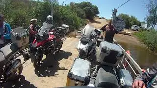Crossing the Breede River at the Malgas Pont