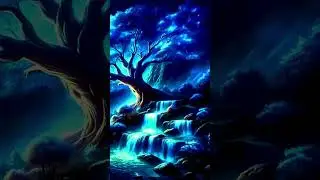 Magnificent Radiant Waterfall
