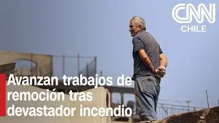 Avanzan trabajos de remoción tras devastador incendio en el sur del país