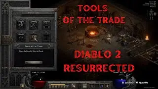 Diablo 2 Resurrected Act 1/Quest 5 Tools of the trade [Imbue Quest] . Druid Gameplay