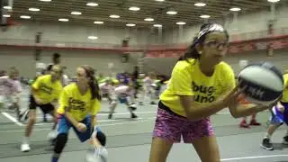 Doug Bruno Girls Basketball Camp Ball Skills Routine