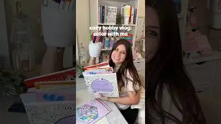 Cozy hobby vlog: coloring 🖍️❤️ #hobby #hobbies #coloring #cozyvlog #craftwithme #coloringbook #cozy