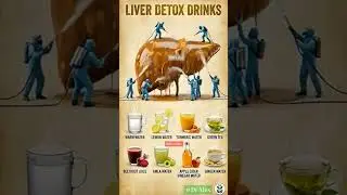 Powerful Liver Detox Drinks 🧪 | Natural Ways to Support Liver Health & Body Cleansing#shorts