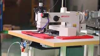 Heavy automatic safety harness sewing machine sale to Sweden, Europe