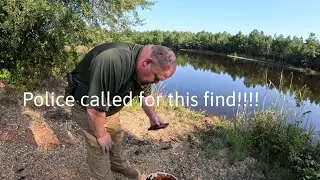 I went Magnet Fishing and ended up calling the Sheriff.