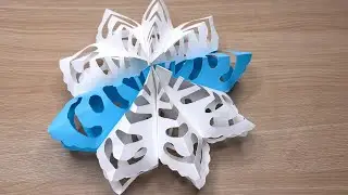 Handmade Snowflake Design | Preschool Winter Project