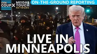LIVE ICE HOTEL PROTESTS in Minneapolis
