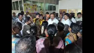 CLARIFYING PUBLIC ISSUES IN CHIRALA. MLA. OF CHIRALA DIVISION.