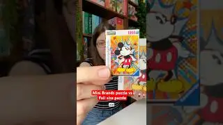 Мини-пазлы Brands против полноразмерных пазлов 🧩 #jigsawpuzzles