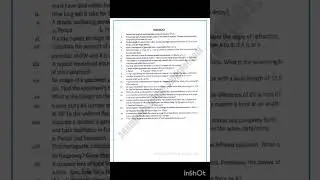 class 10th Physics Guess paper by Adamjee coaching center #papers #exam #sindhboard #education