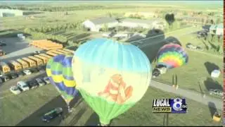 Balloons color Teton Valley skies