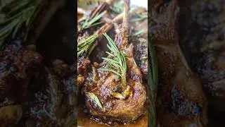 Balsamic Garlic Lamb Chops #cooking #recipe #food #foodie