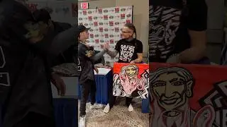 Bought A Dope Painting Off #JeffHardy At @WrestleCade This Past Weekend 🤘🏻🔥