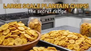 How to Make Tasty Plantain Chips For Business, Party, or Home Use