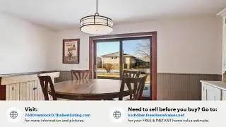 7600 Hemlock Drive, Orland Park, IL Presented by Kathy Schober.