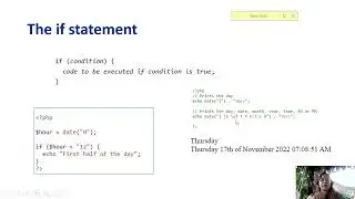 PHP Lesson 2 data types, conditional statements & loops