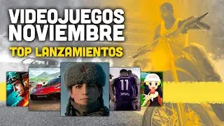 TOP LANZAMIENTOS de VIDEOJUEGOS en NOVIEMBRE: un mes cargado de BOMBAZOS y sagas de &eacute;xito