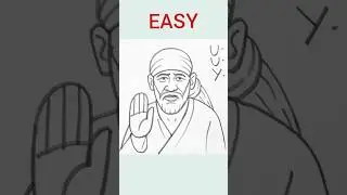 Easy Saibaba drawing