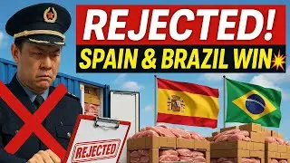 China CRUSHES U.S. Pork! 🇨🇳 Spain & Brazil Take OVER $1.1B Market!
