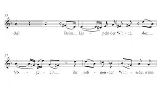 [Piano Accompaniment] Johannes Brahms : 2 Gesänge, Op.9, No.1, Gestillte Sehnsucht [D Major Key]